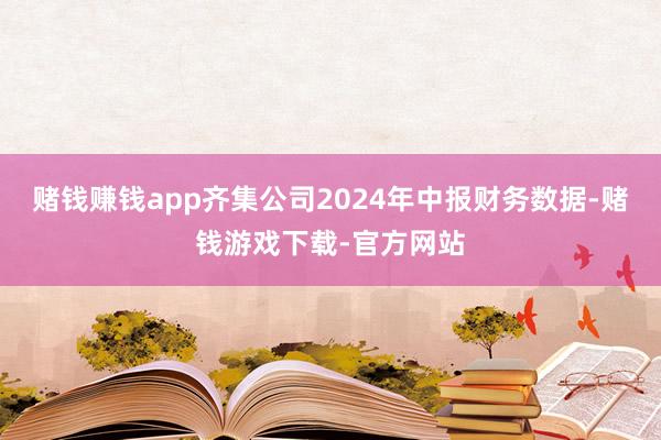 赌钱赚钱app齐集公司2024年中报财务数据-赌钱游戏下载-官方网站