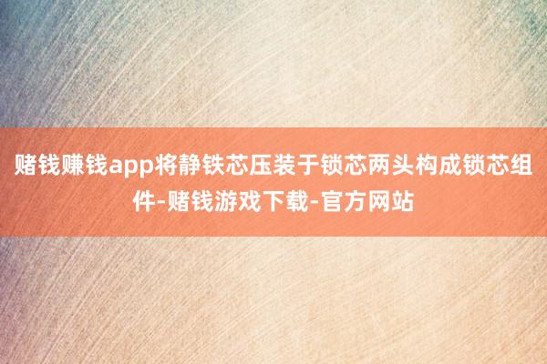 赌钱赚钱app将静铁芯压装于锁芯两头构成锁芯组件-赌钱游戏下载-官方网站