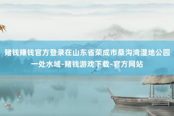 赌钱赚钱官方登录在山东省荣成市桑沟湾湿地公园一处水域-赌钱游戏下载-官方网站