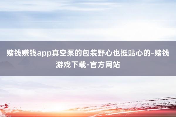 赌钱赚钱app真空泵的包装野心也挺贴心的-赌钱游戏下载-官方网站